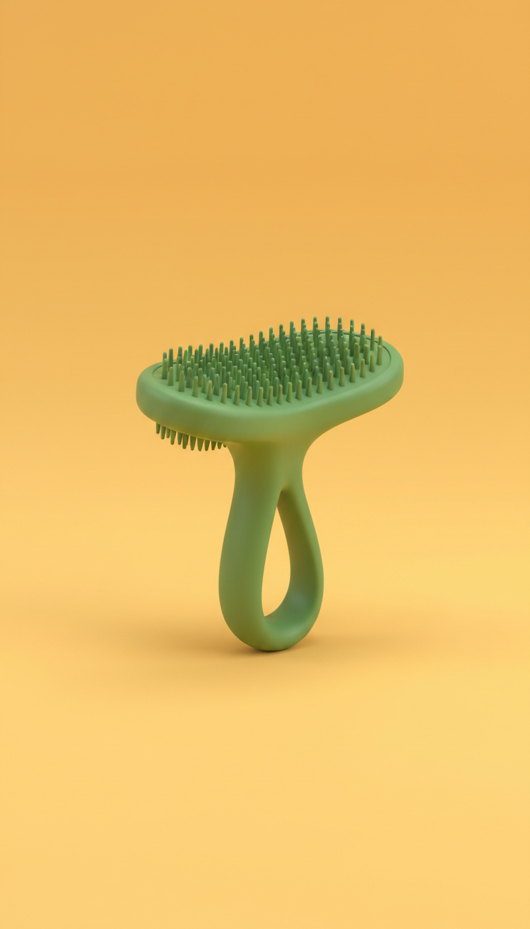 Dog grooming brush